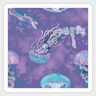 Deep Sea Delight Electric Purple Sticker